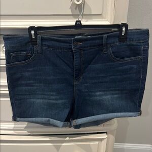Jessica Simpson Dark Blue Denim Shorts
